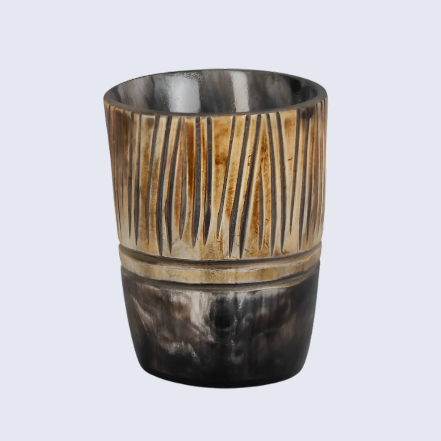 Horn Whiskey Shot Glasses Pack (4,8 & 12) – Hold Up to 6.5oz, Stripes