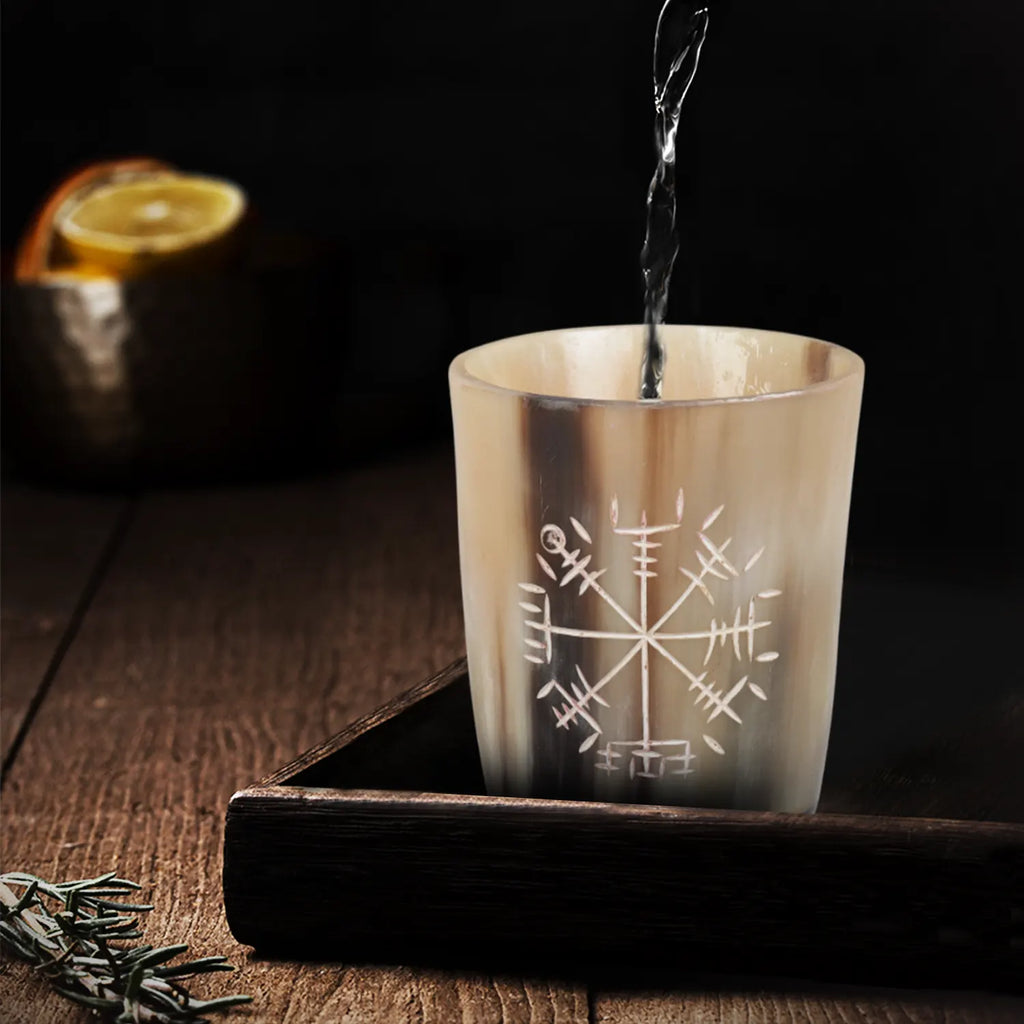 Horn Whiskey Shot Glasses Pack (4,8 & 12) – Hold Up to 6.5oz, Wayfinder