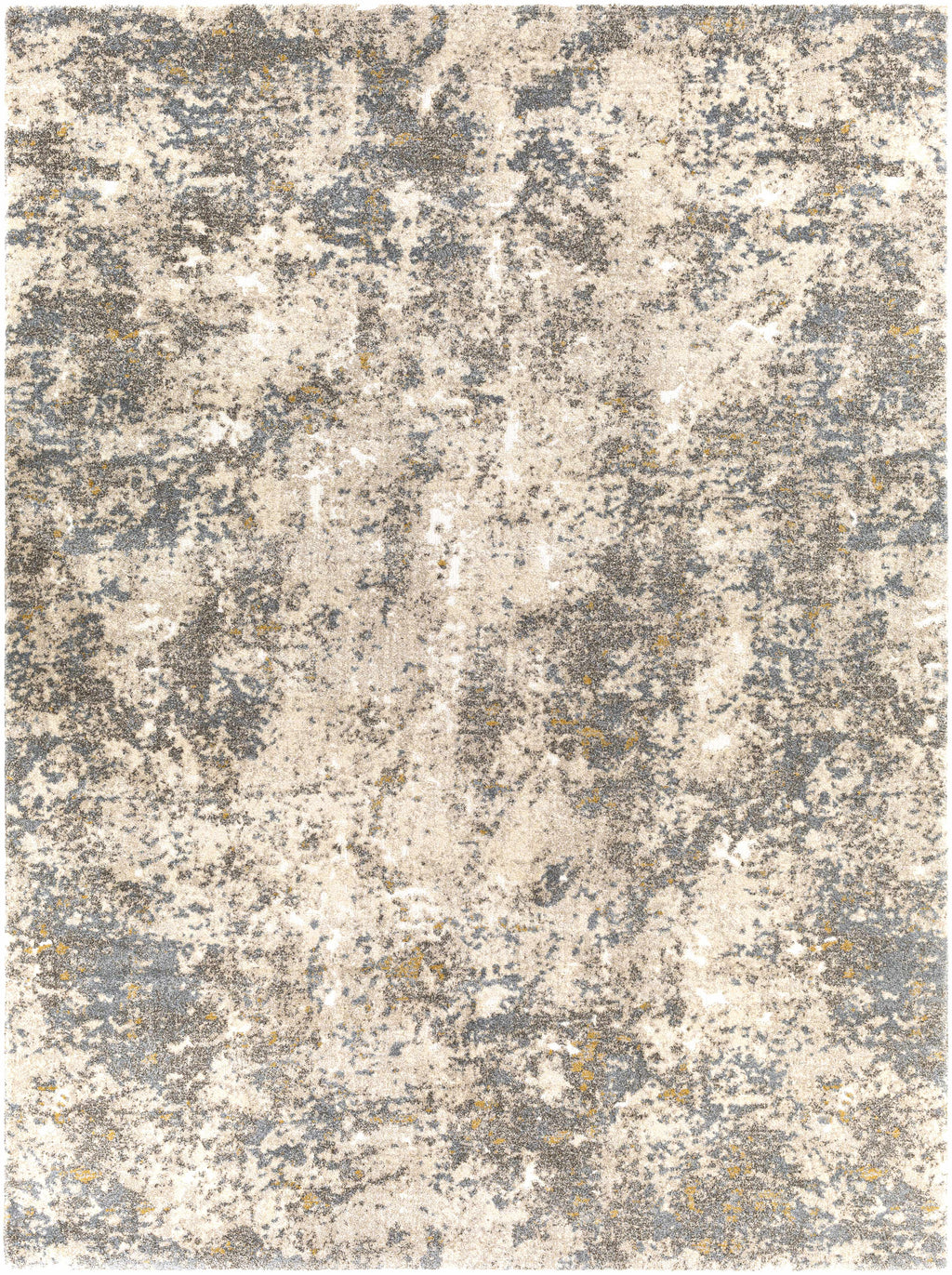 Alabaster Abstract Thick Luxe Rug