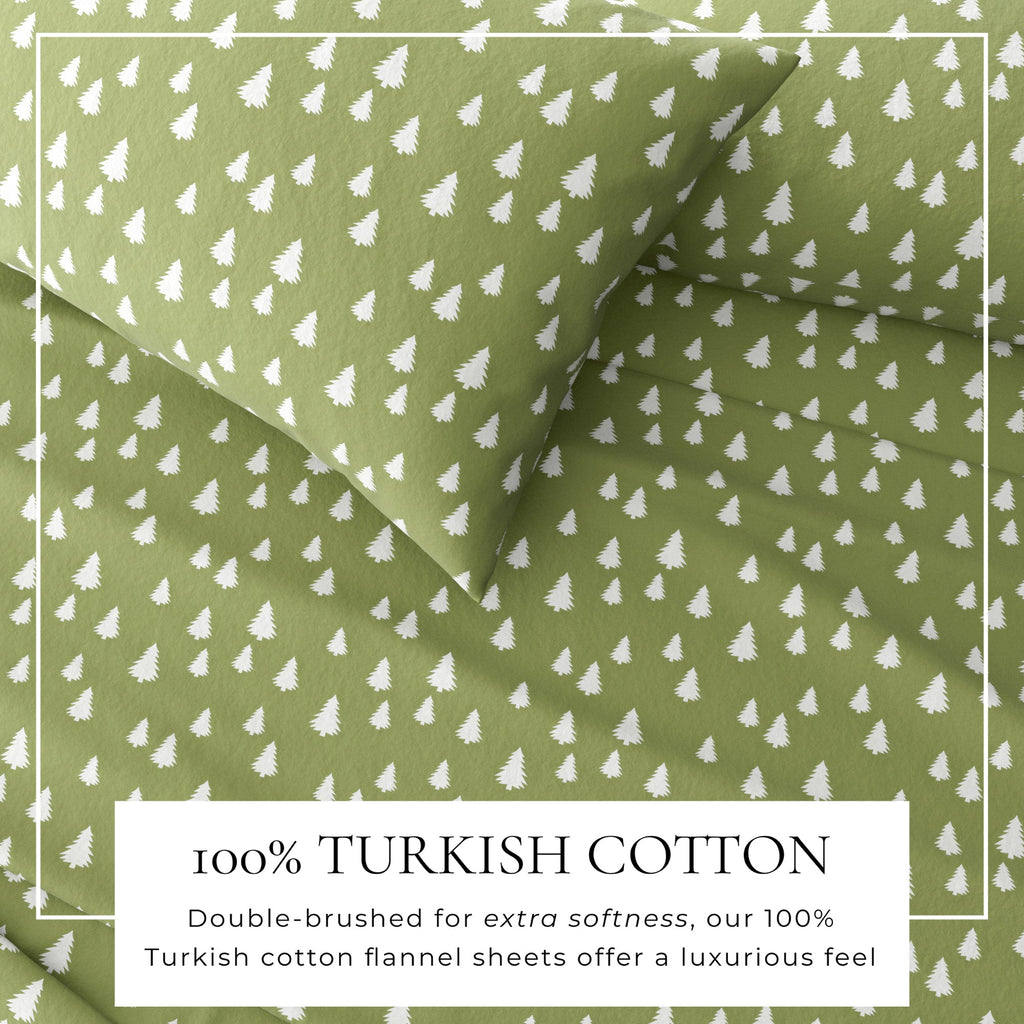 4-Piece Turkish Cotton Flannel Sheet - Lakeview Collection