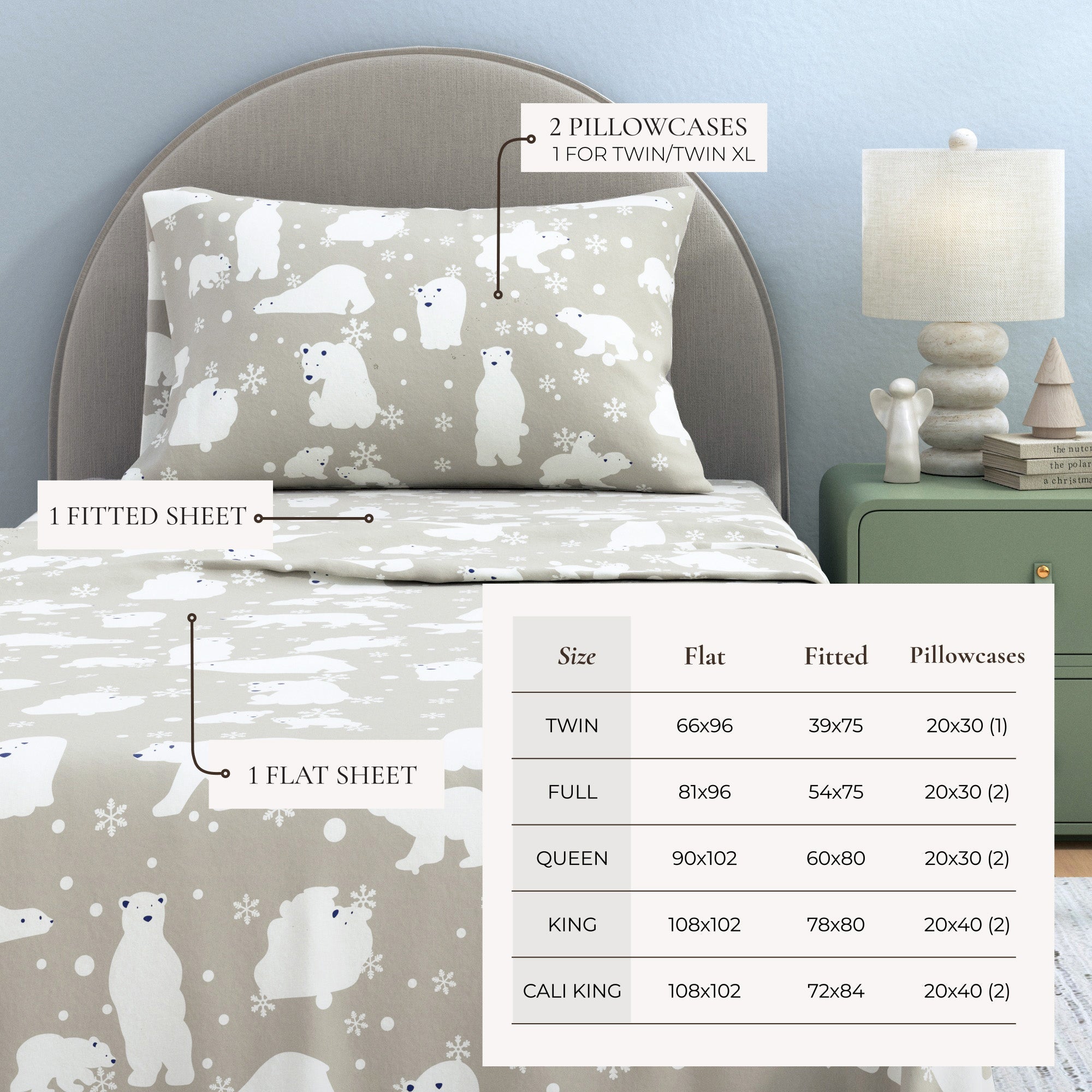 4-Piece Turkish Cotton Flannel Sheet - Stratton Collection