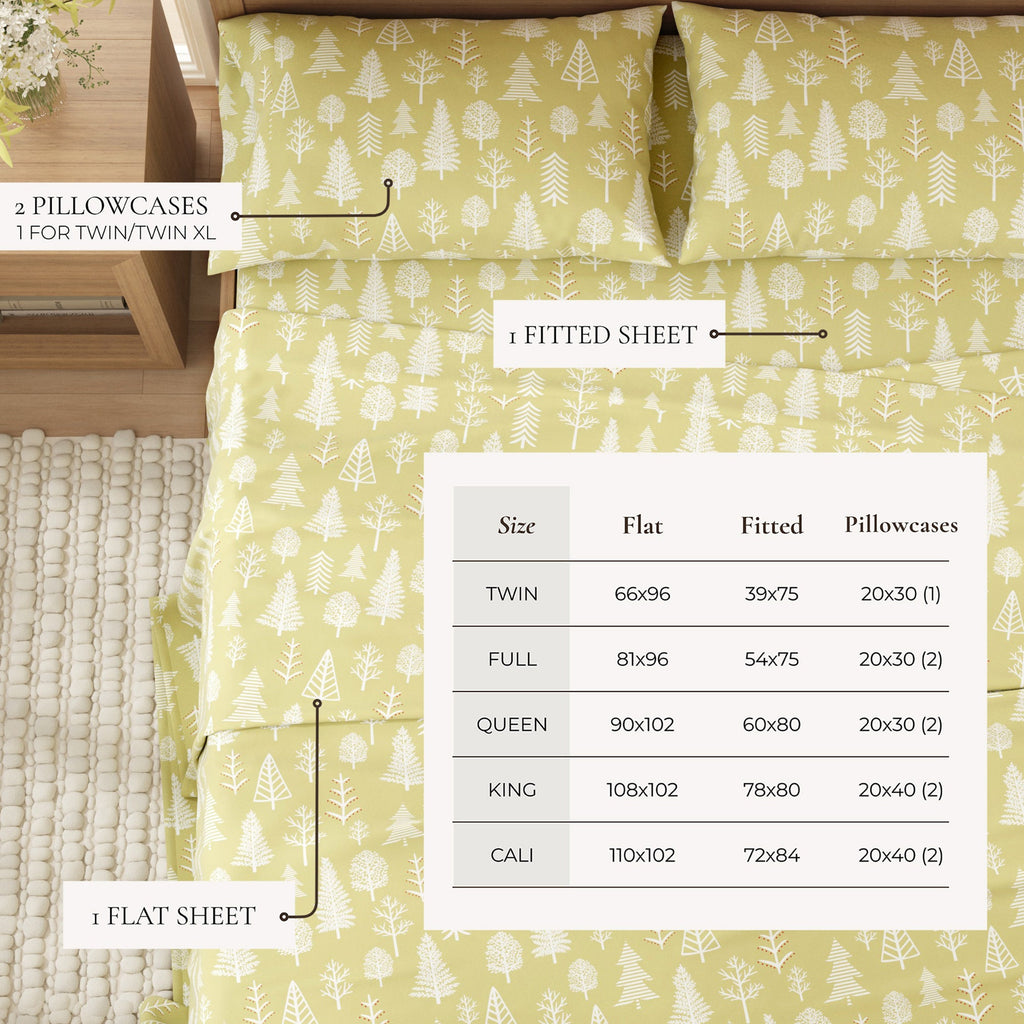 4-Piece Turkish Cotton Flannel Sheet - Lakeview Collection