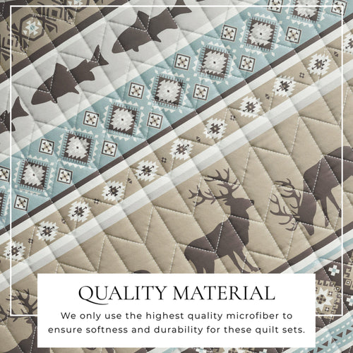 3-Piece Lodge Quilt - Yosemite Collection
