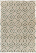 Coffeyville Handcrafted Fringed Jute Carpet - Clearance