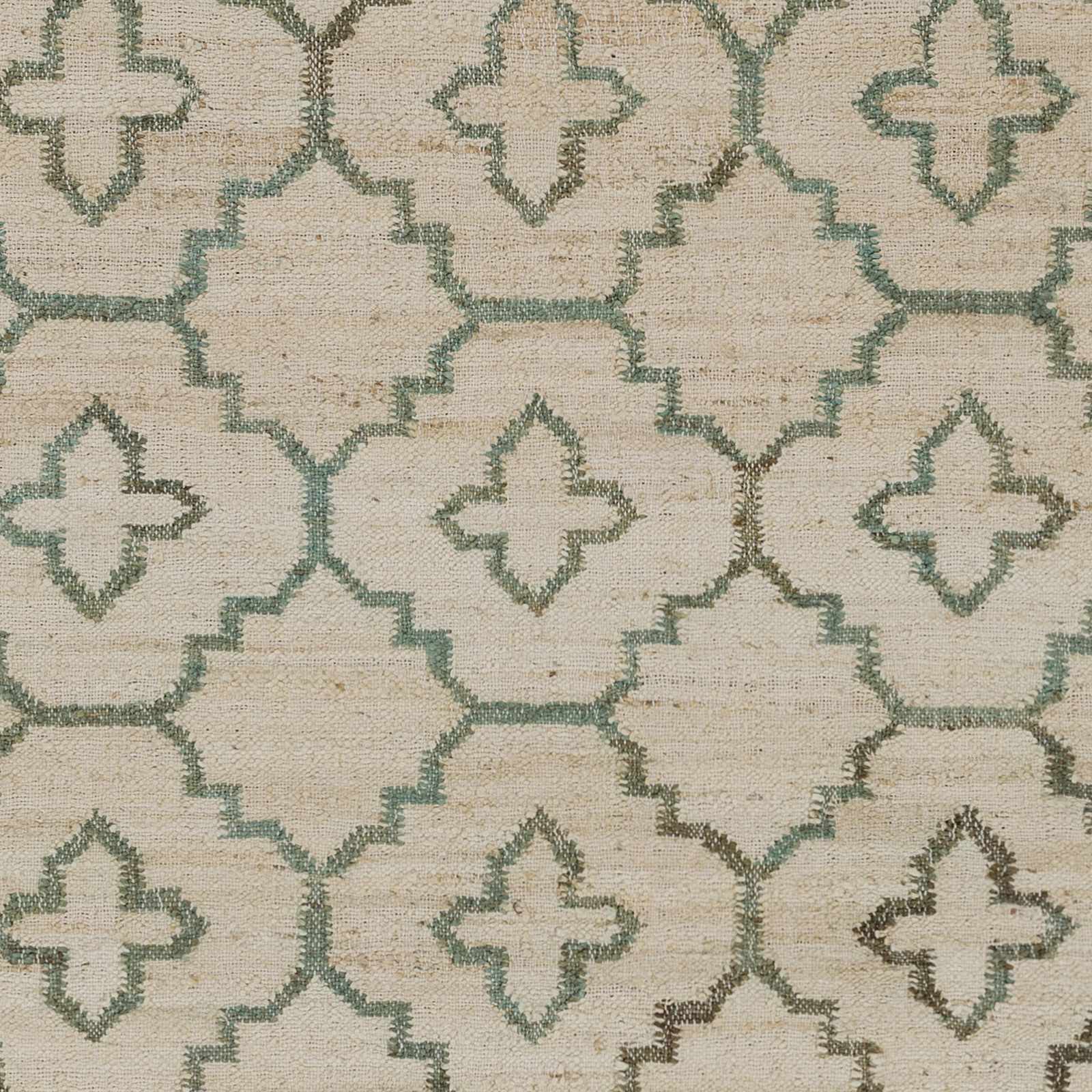 Coffeyville Handcrafted Fringed Jute Carpet - Clearance