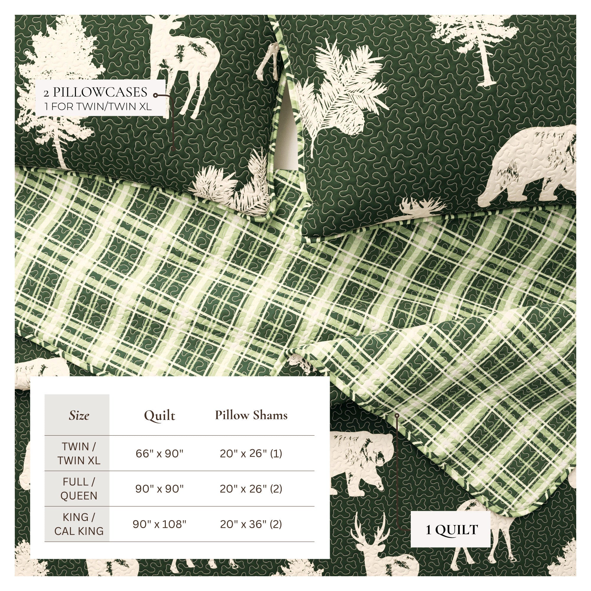 3-Piece Lodge Quilt - Rio Ridge Collection