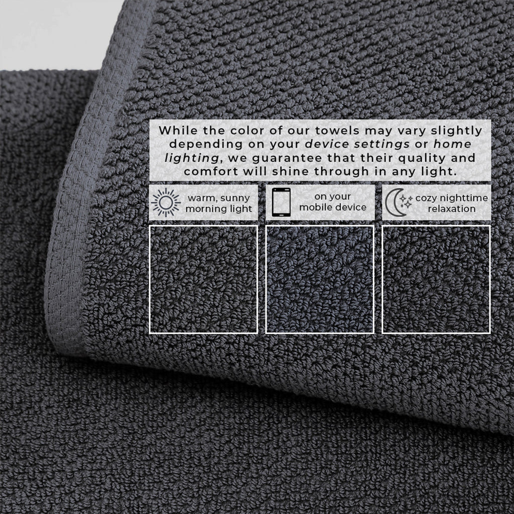 Cotton Textured Bath Towel Set - Acacia Collection