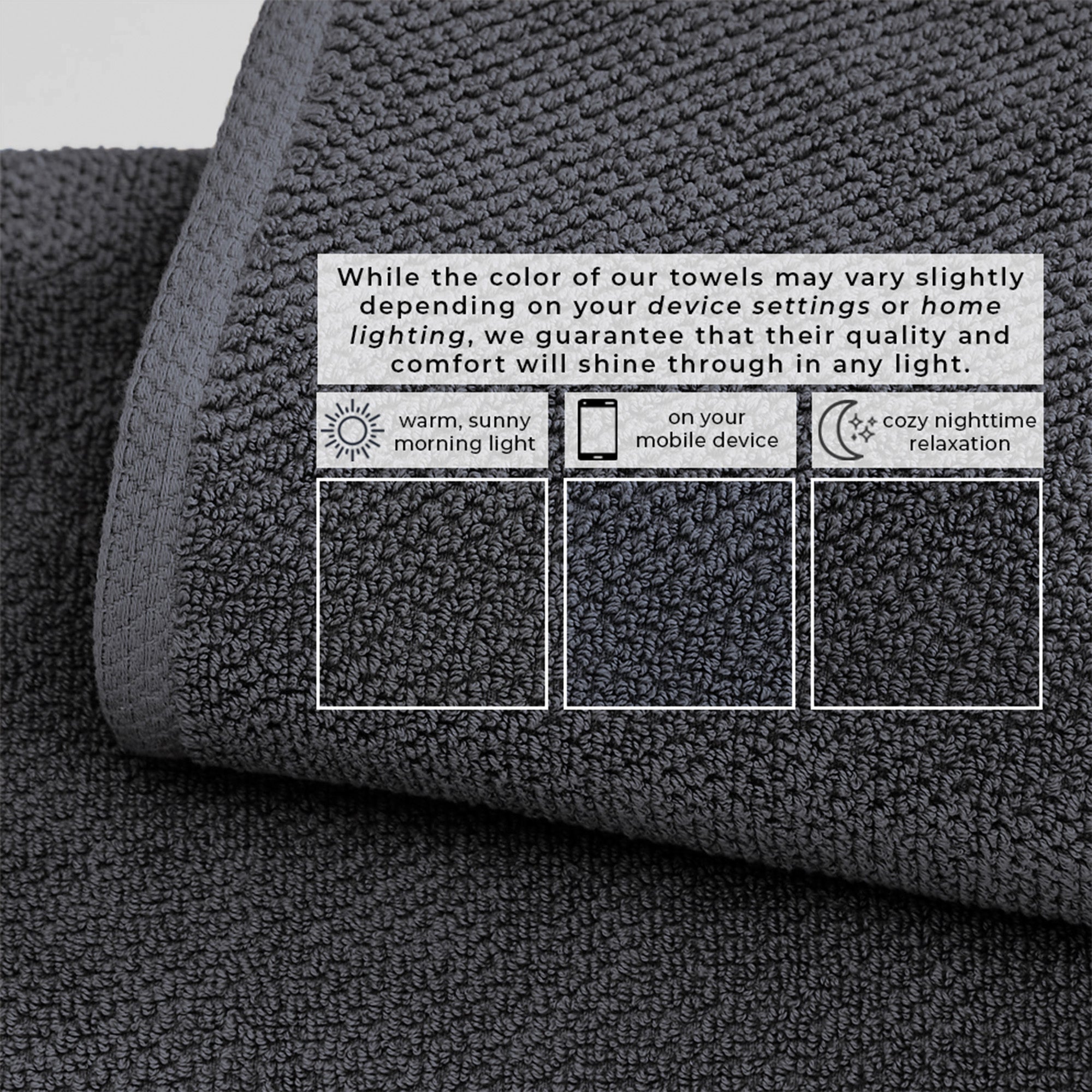 Cotton Textured Bath Towel Set - Acacia Collection