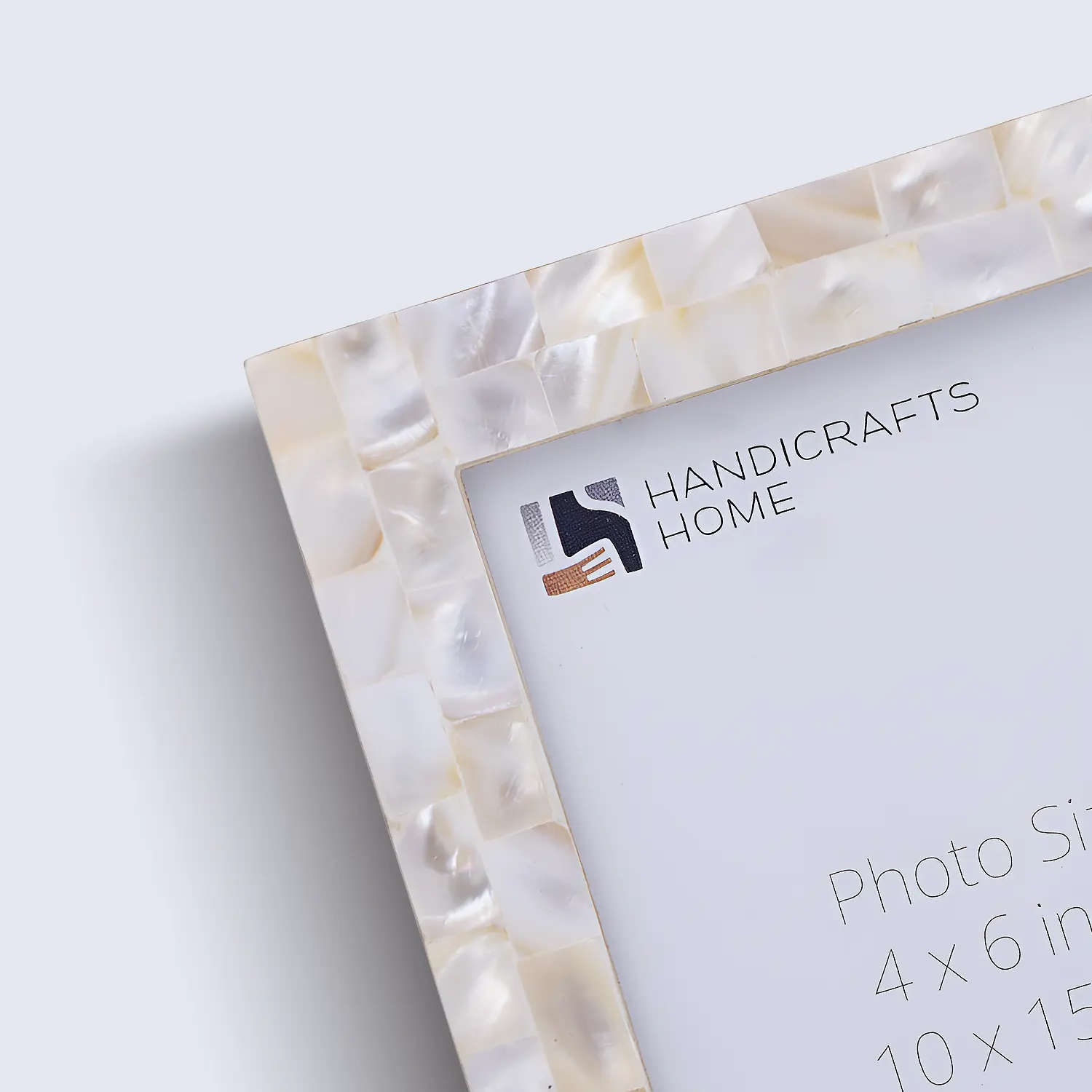 Picture Frames Mother of Pearl Collection in 27 Sizes, White
