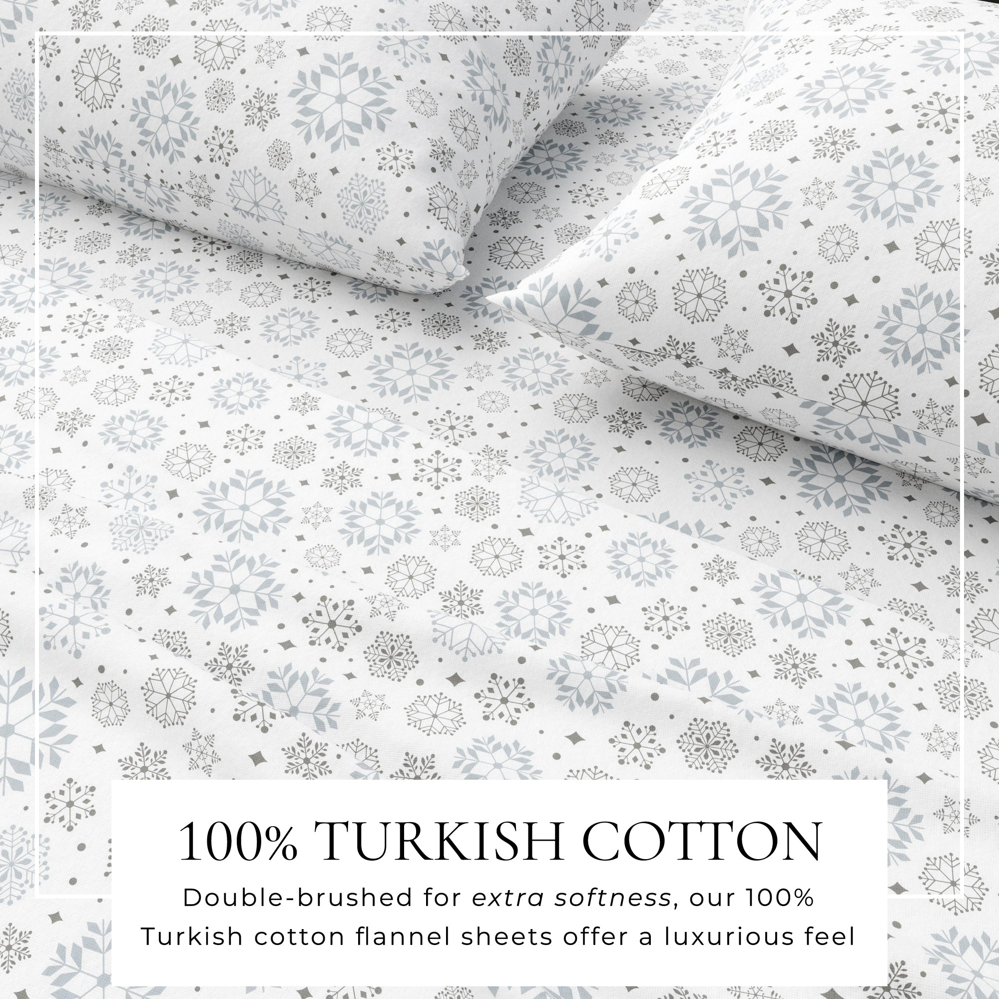 4-Piece Turkish Cotton Flannel Sheet - Stratton Collection