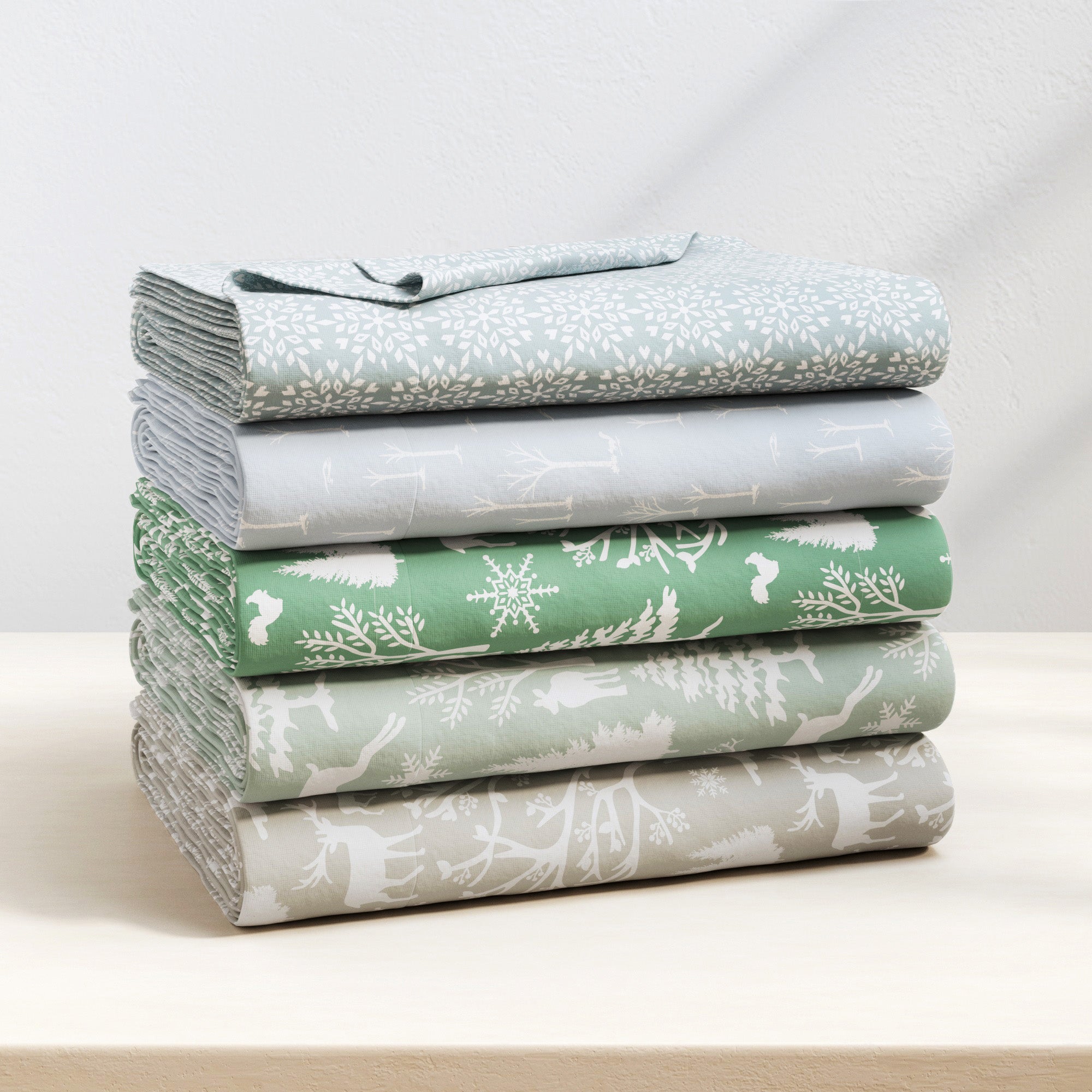4-Piece Turkish Cotton Flannel Sheet - Lakeview Collection