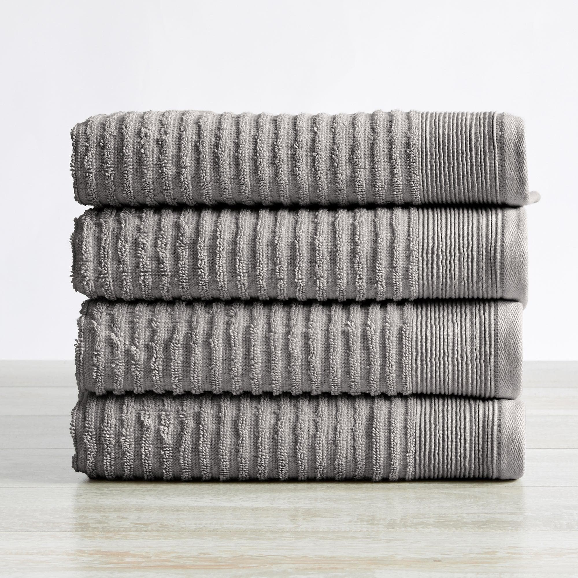 4 Pack Ribbed Hand Towels - Rori Collection