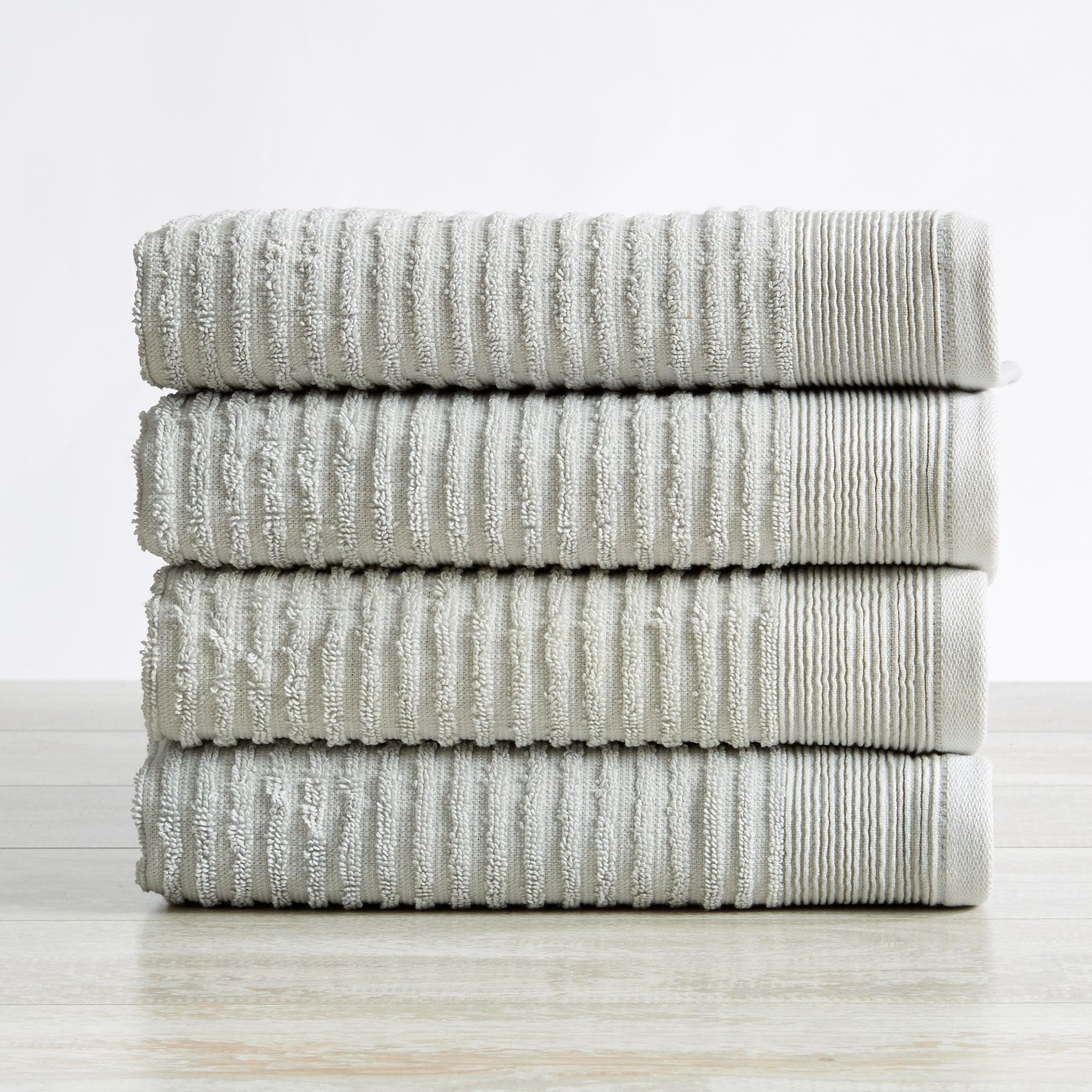 4 Pack Ribbed Hand Towels - Rori Collection