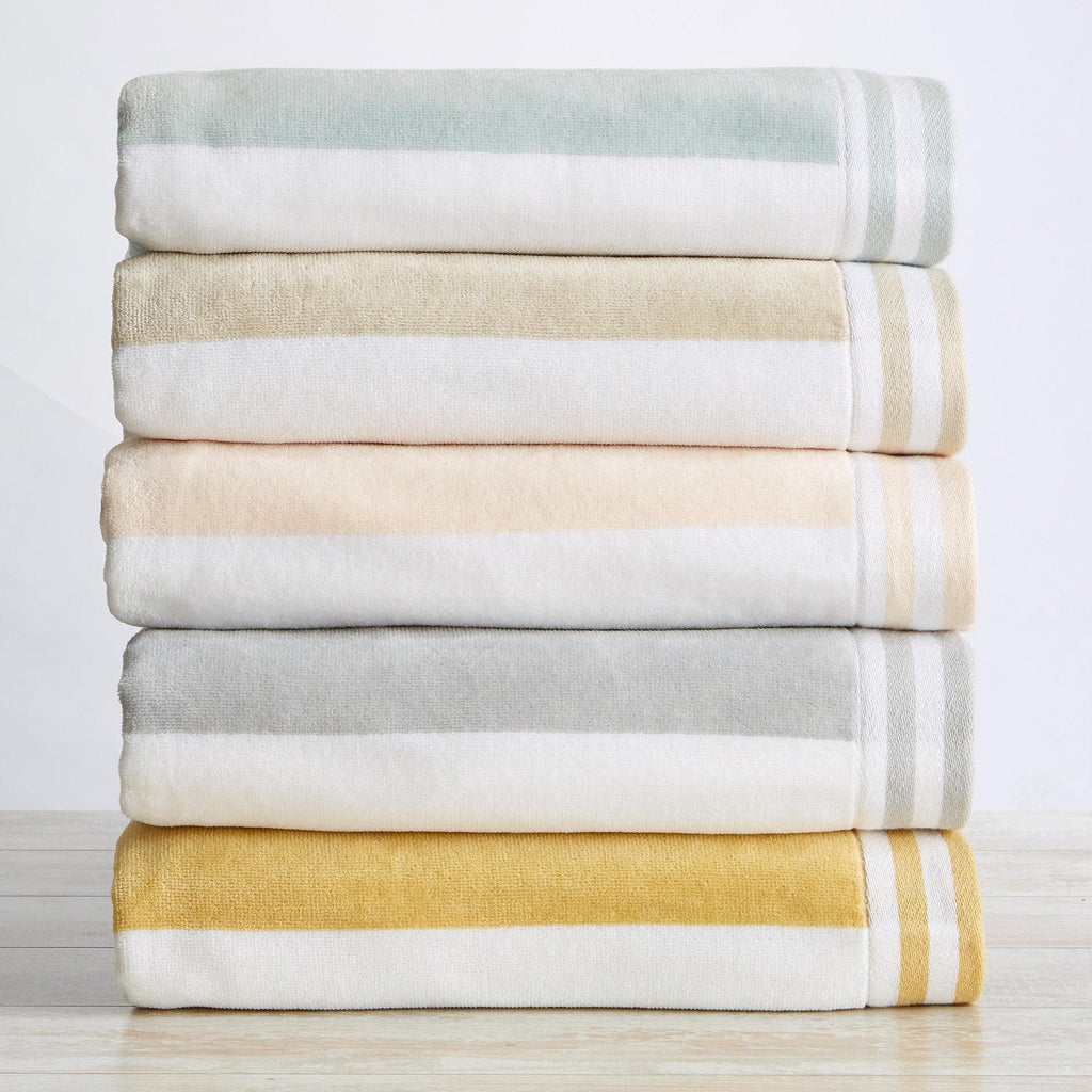 4 Pack Striped Cabana Beach Towel - Edgartown Collection