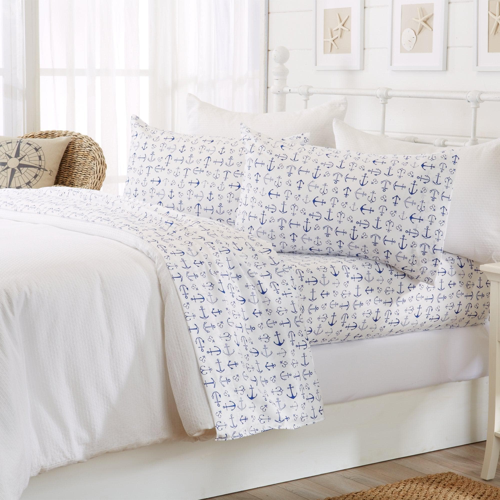 4-Piece Coastal Microfiber Sheet - Newport Collection