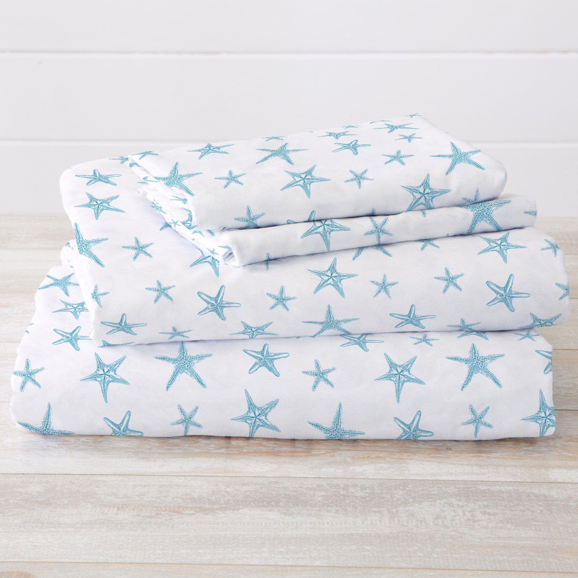 4-Piece Coastal Microfiber Sheet - Newport Collection