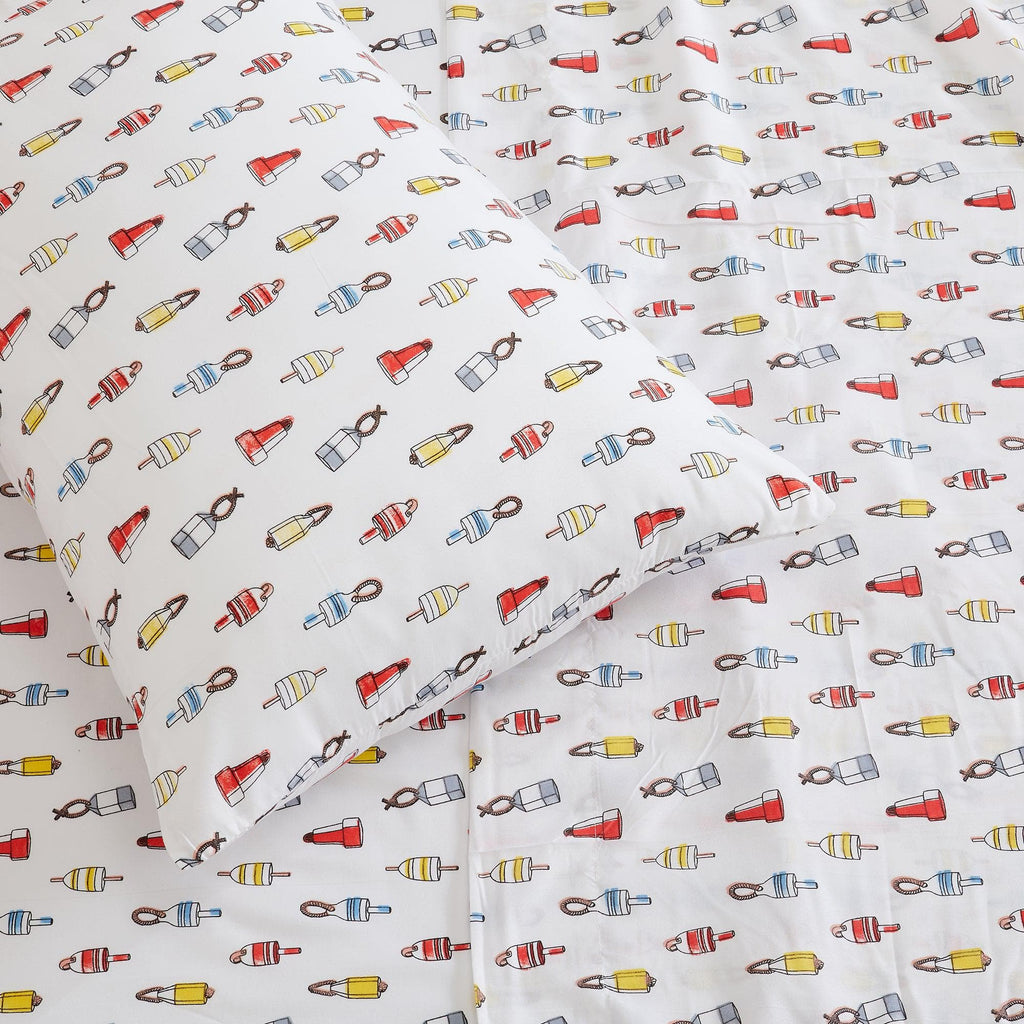 4-Piece Coastal Microfiber Sheet Set - Nantucket Collection