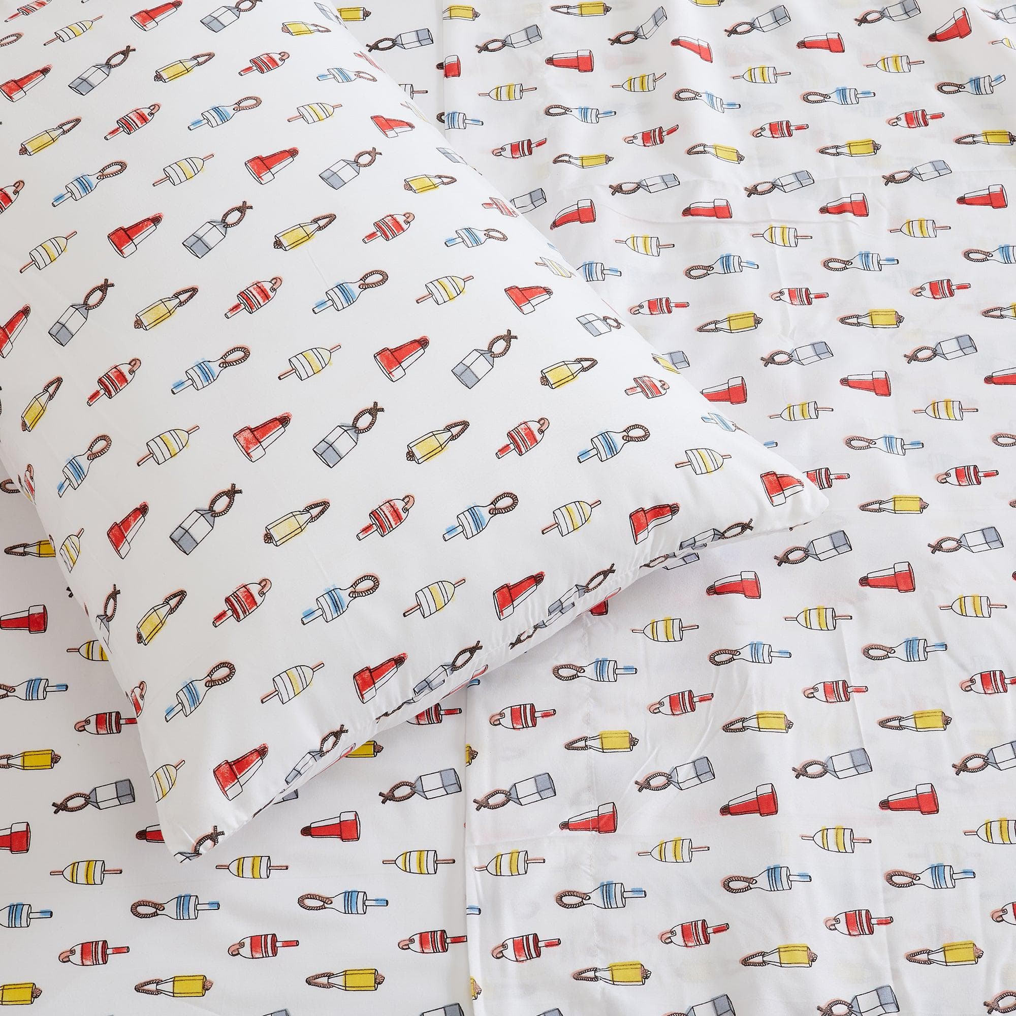 4-Piece Coastal Microfiber Sheet Set - Nantucket Collection