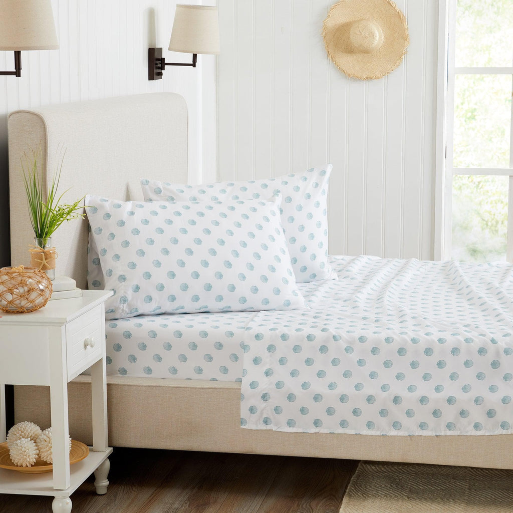 4-Piece Coastal Microfiber Sheet Set - Nantucket Collection