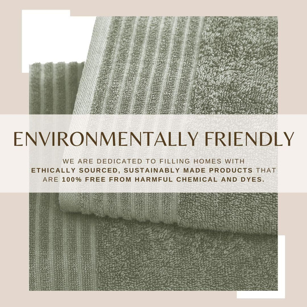 4 Pack Cotton Bath Towels - Kasper Collection