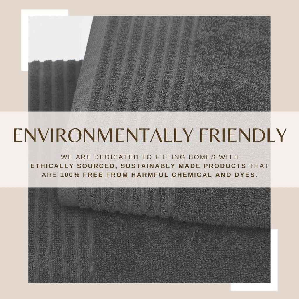 6 Pack Cotton Hand Towels - Kasper Collection