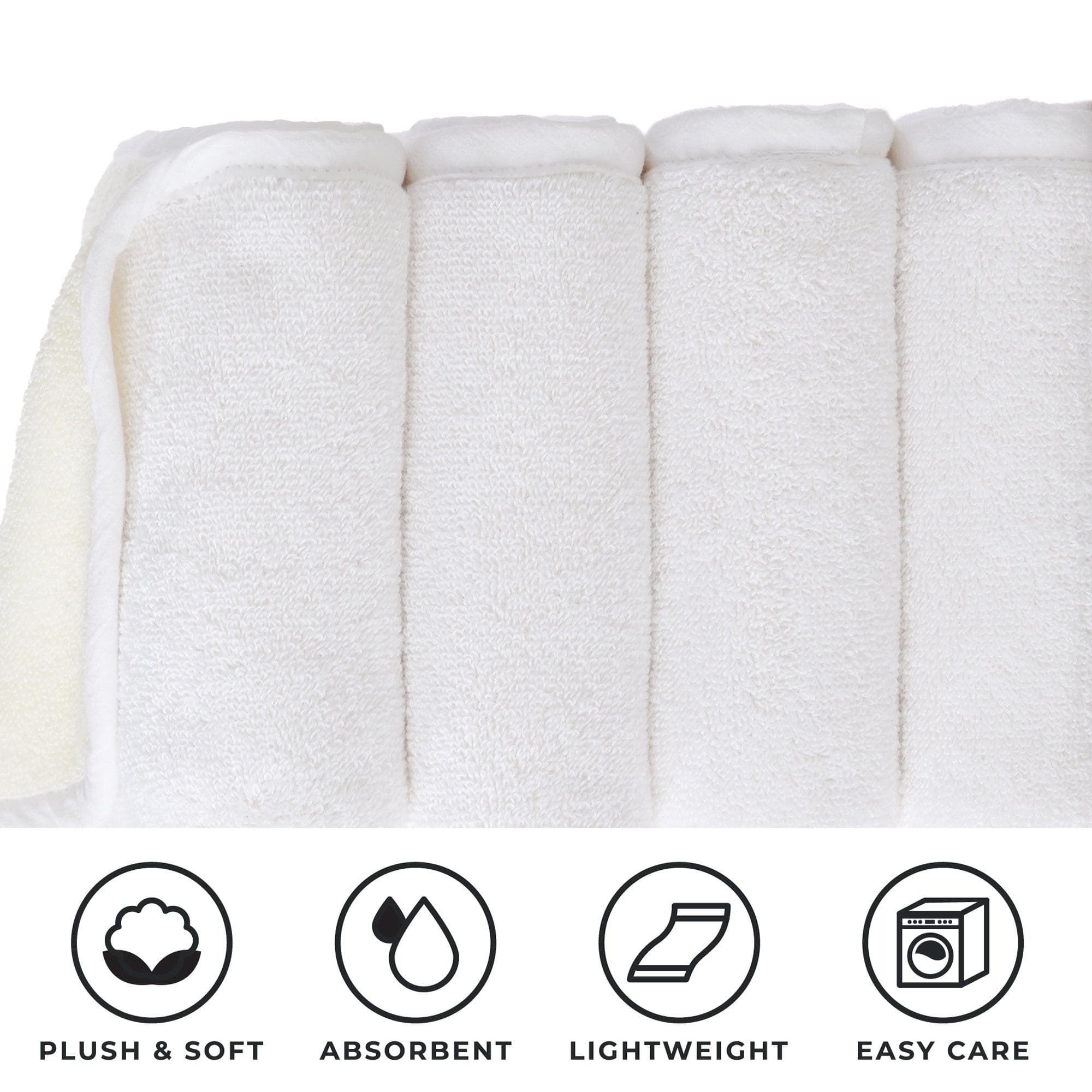 4 Pack Two-Toned Hand Towel - Vanessa Collection
