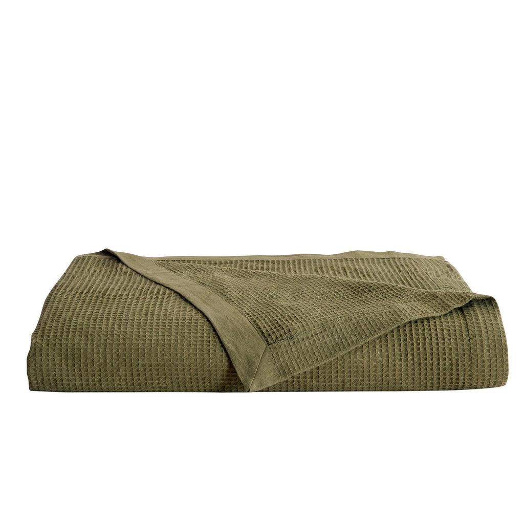 100% Cotton Small Waffle Weave Blanket - Hazel Collection