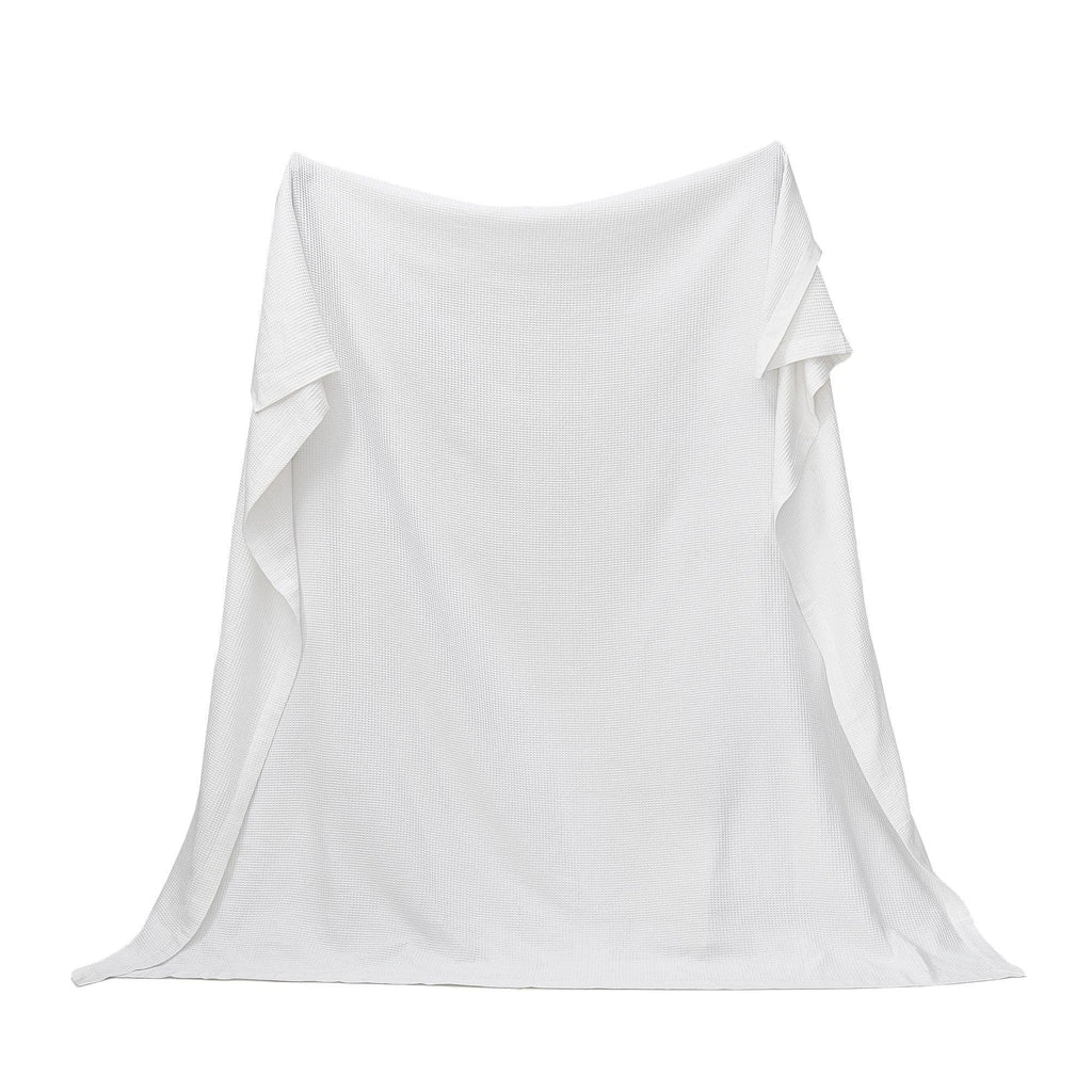 100% Cotton Small Waffle Weave Blanket - Hazel Collection