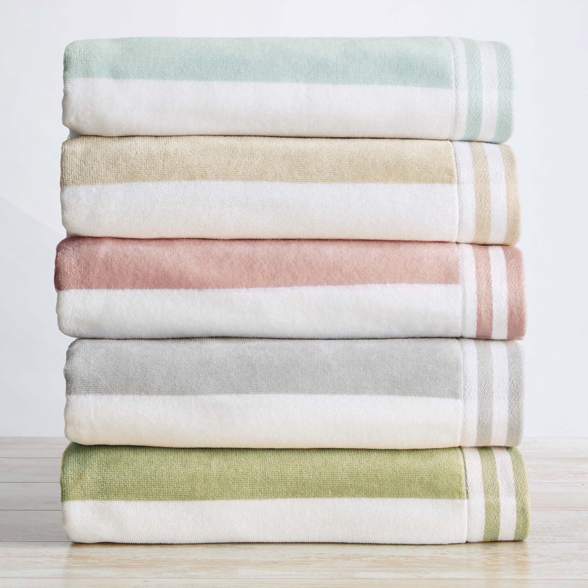 Oversized Striped Cabana Beach Towel - Edgartown Collection