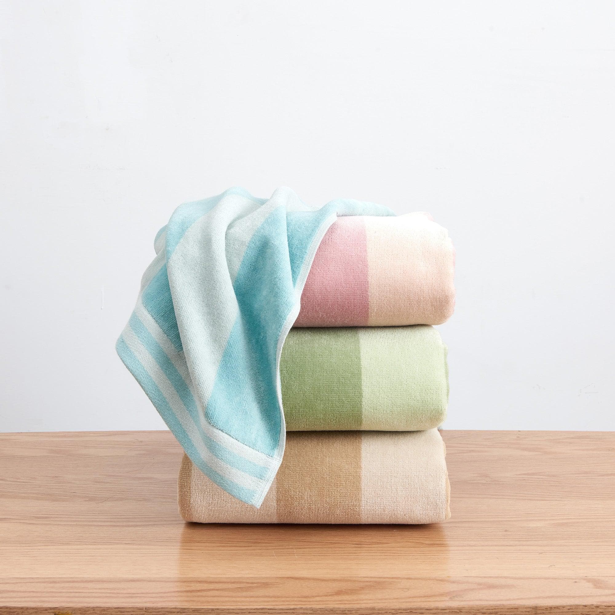 Oversized Striped Cabana Beach Towel - Edgartown Collection