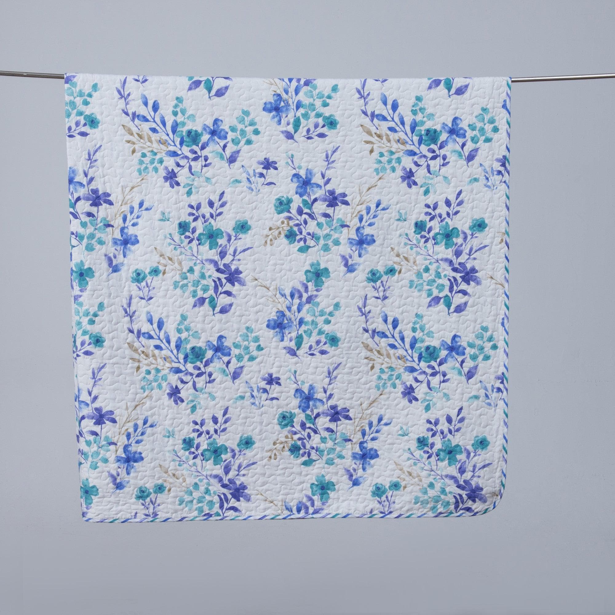 3-Piece Floral Quilt Set - April Morning