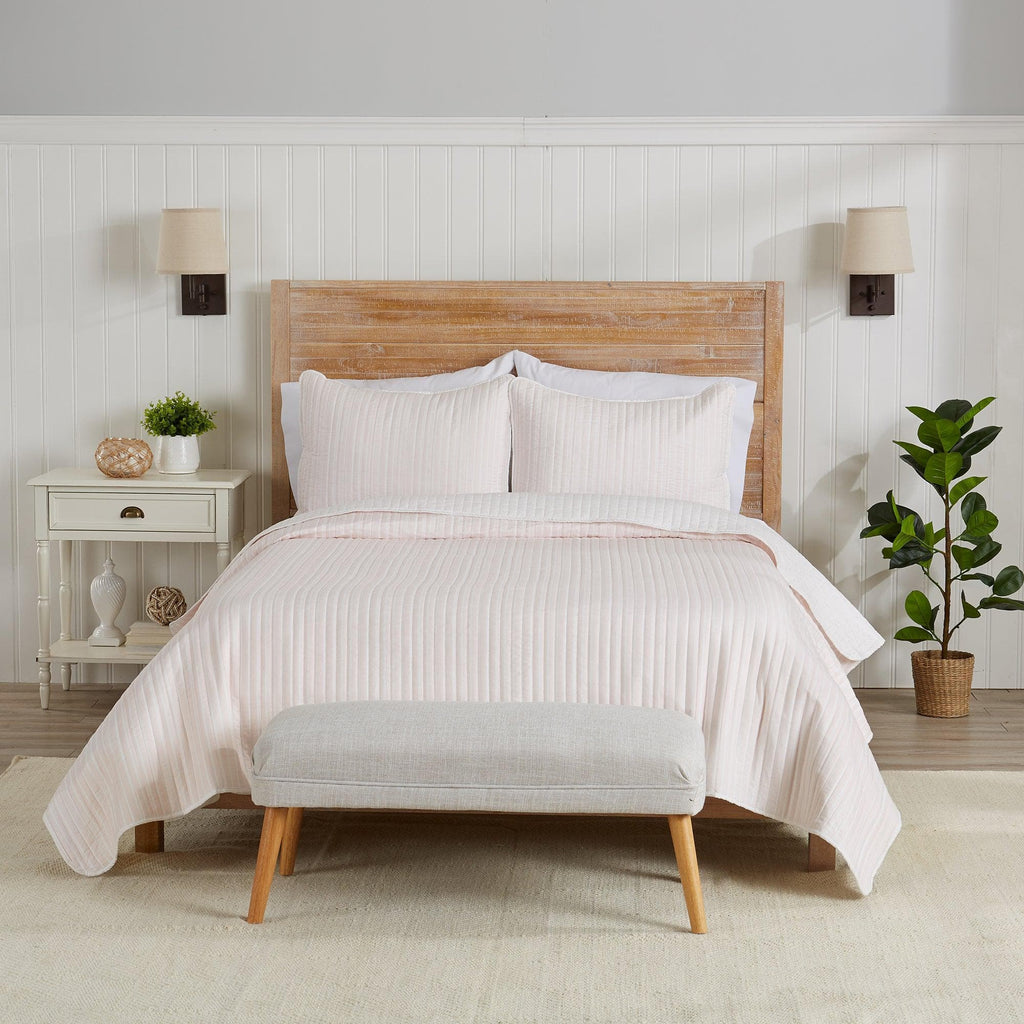 3-Piece Stripe Quilt - Marcie Collection