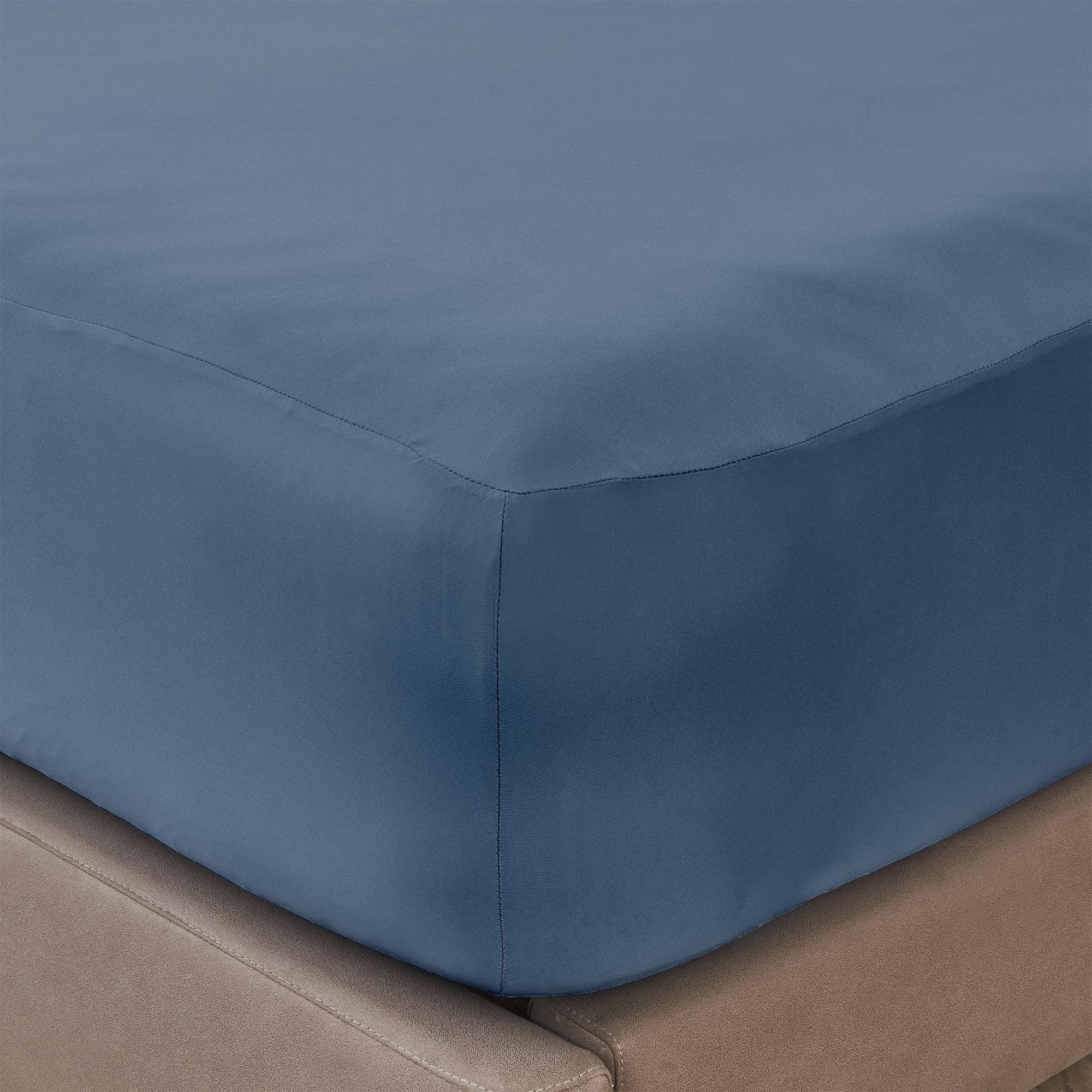 4-Piece Interlock Microfiber Sheet Set - Mackenna Collection