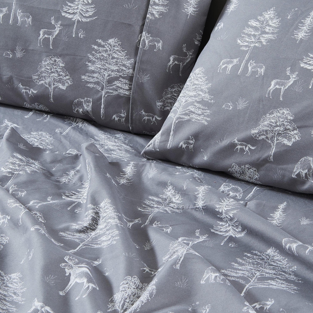 4-Piece Lodge Microfiber Sheet - Mountain Ridge Collection