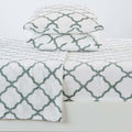 4-Piece Printed Plush Sheet - Velvet Luxe Lattice Collection