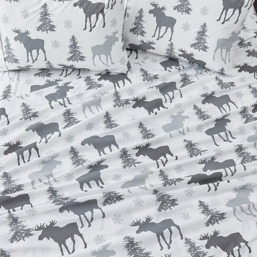 4-Piece Lodge Microfiber Sheet - Mountain Ridge Collection