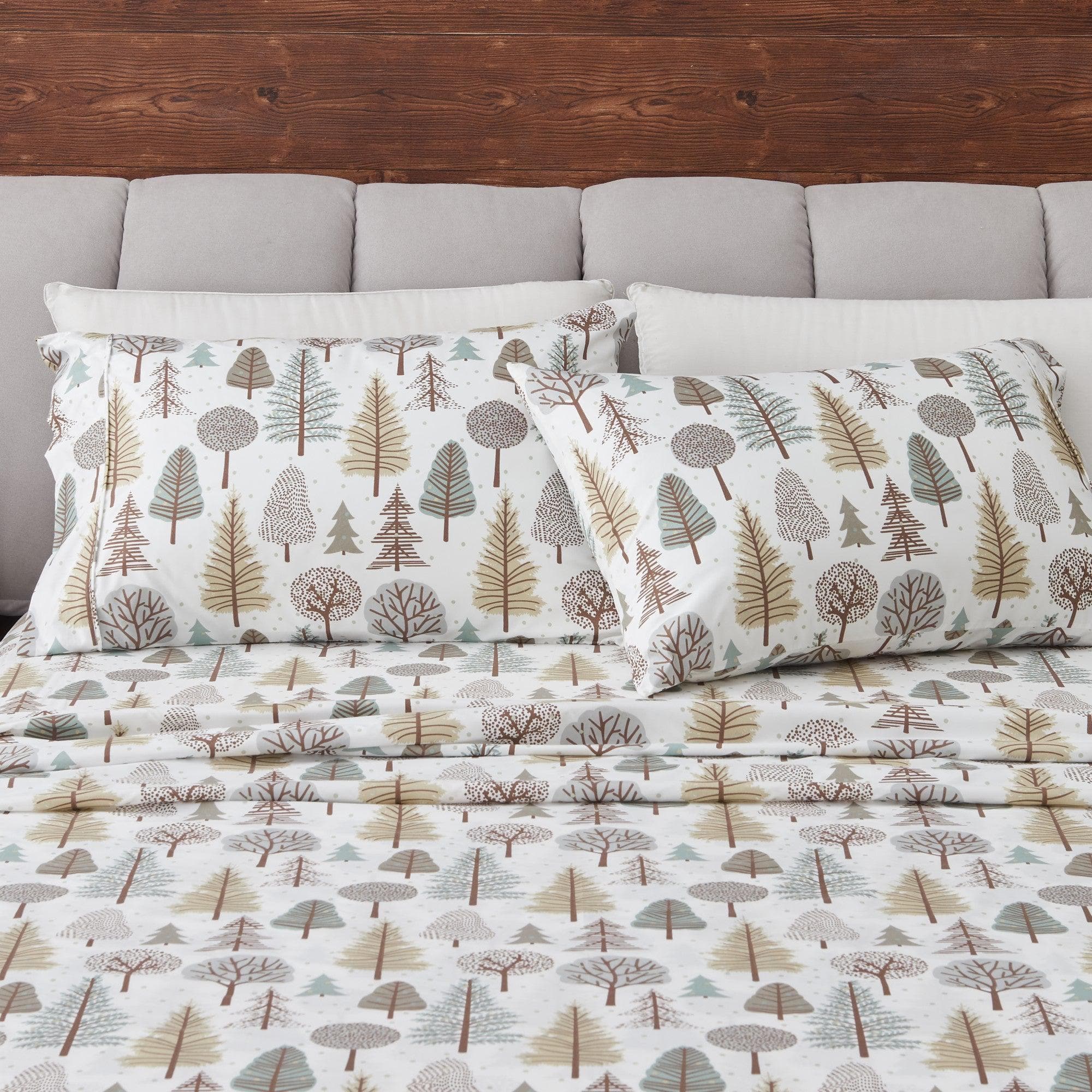 4-Piece Lodge Microfiber Sheet - Mountain Ridge Collection