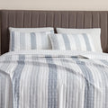 3-Piece Stripe Quilt - Adele Collection