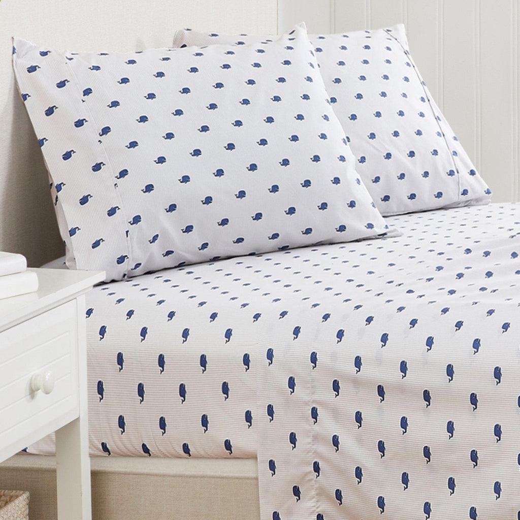 4-Piece Coastal Microfiber Sheet Set - Nantucket Collection