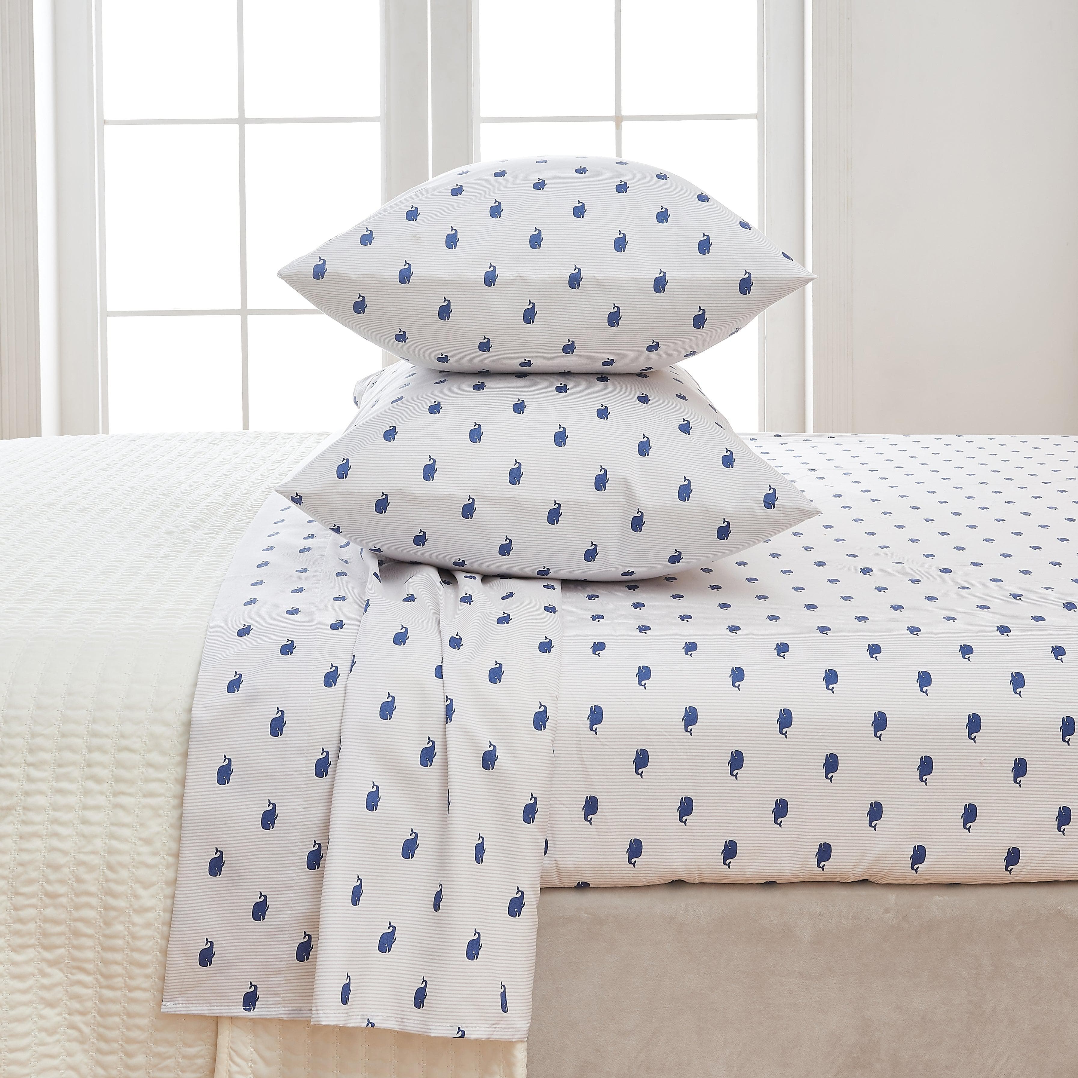 4-Piece Coastal Microfiber Sheet Set - Nantucket Collection