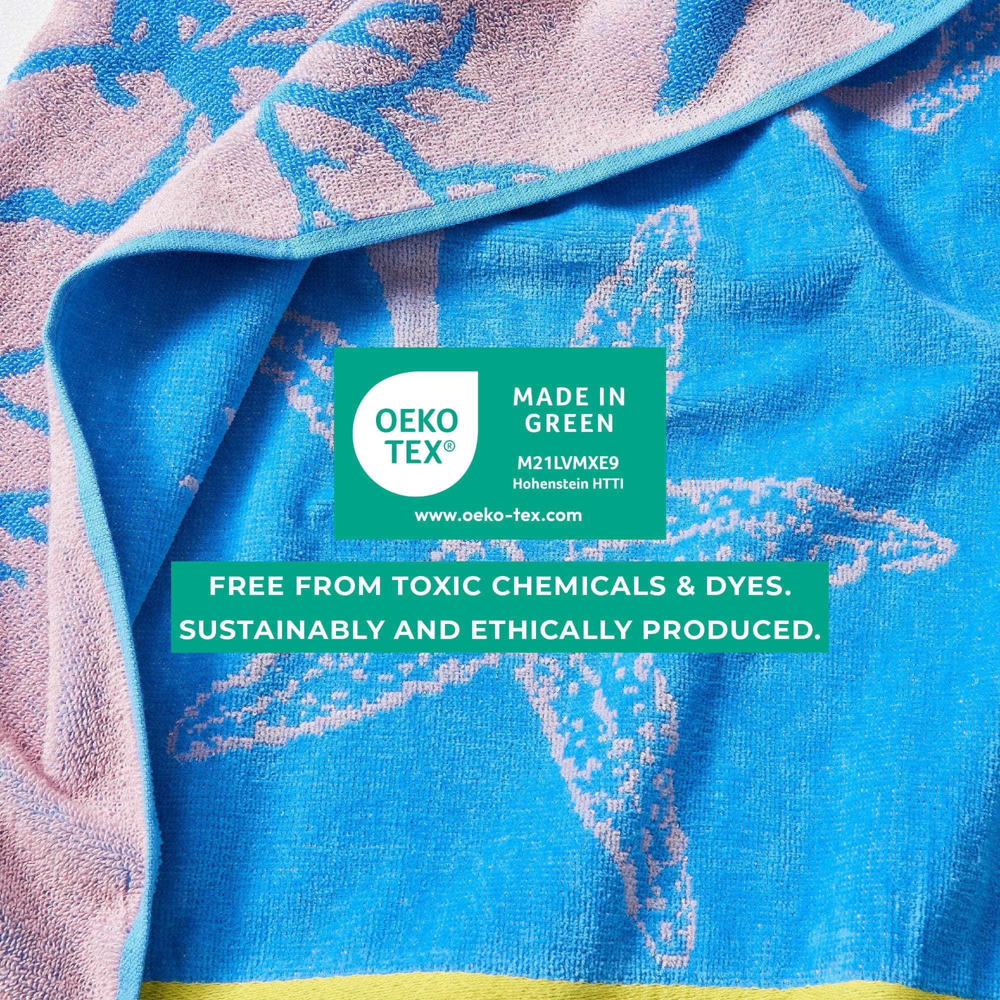 2 Pack 100% Cotton Jacquard Beach Towels - Playa Collection