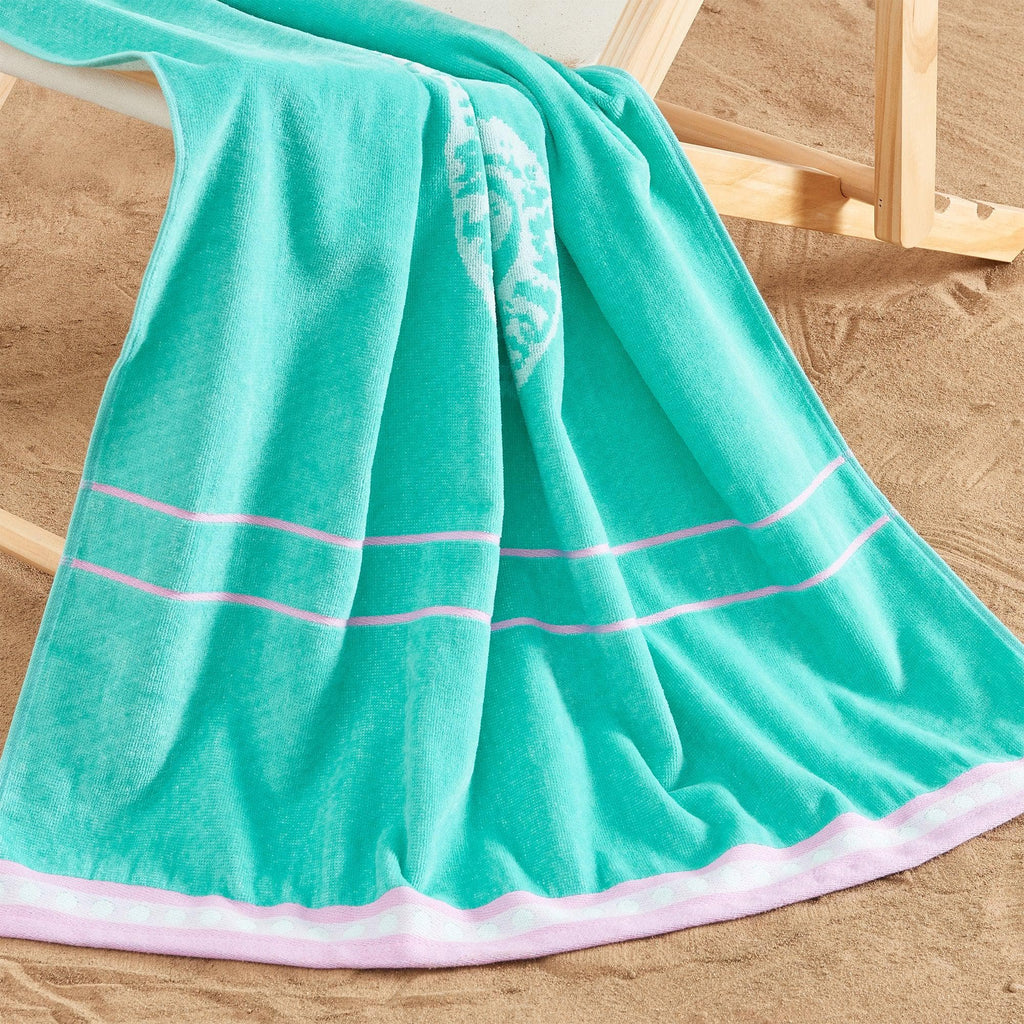 2 Pack 100% Cotton Jacquard Beach Towels - Playa Collection