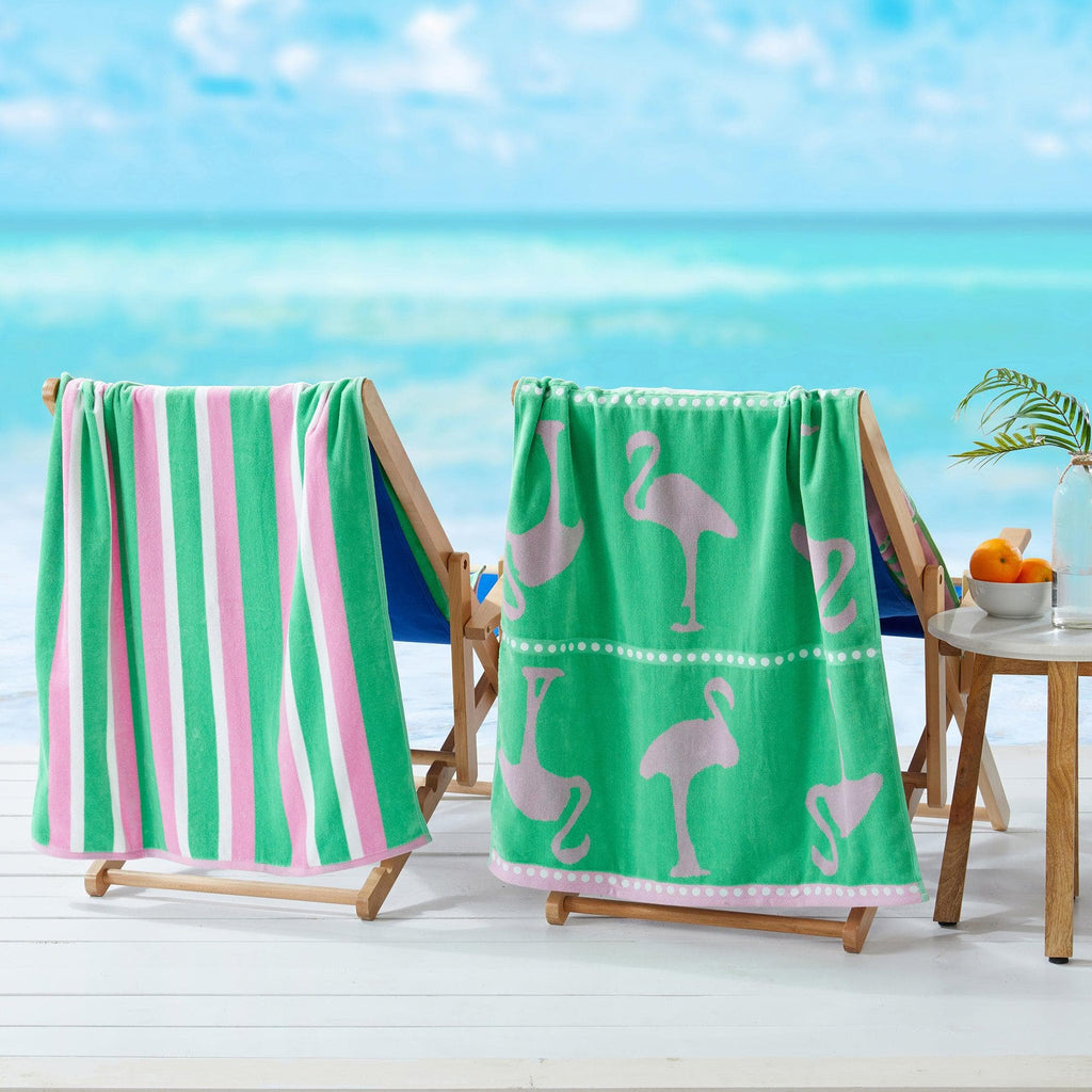 2 Pack 100% Cotton Jacquard Beach Towels - Playa Collection