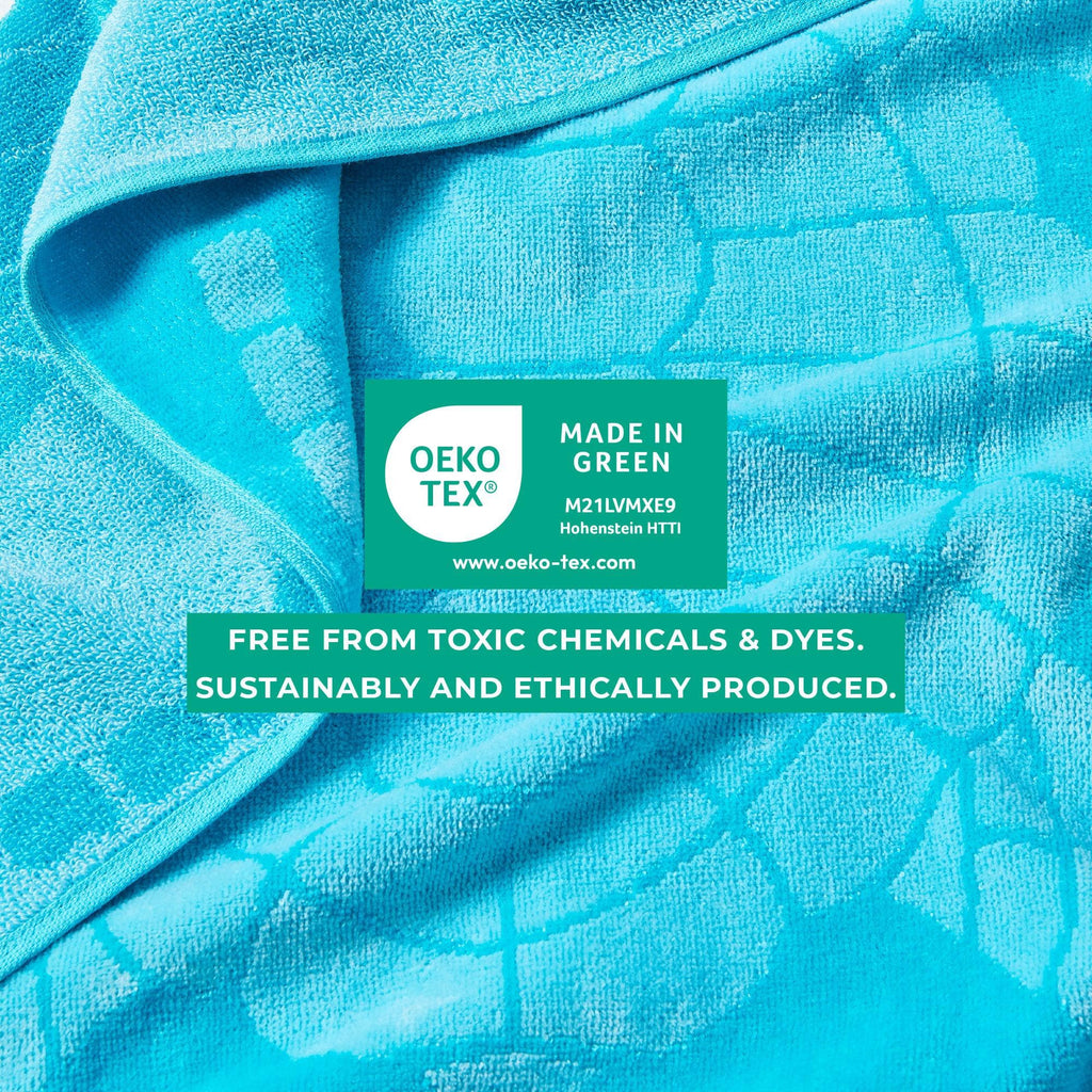 2 Pack 100% Cotton Jacquard Beach Towels - Playa Collection