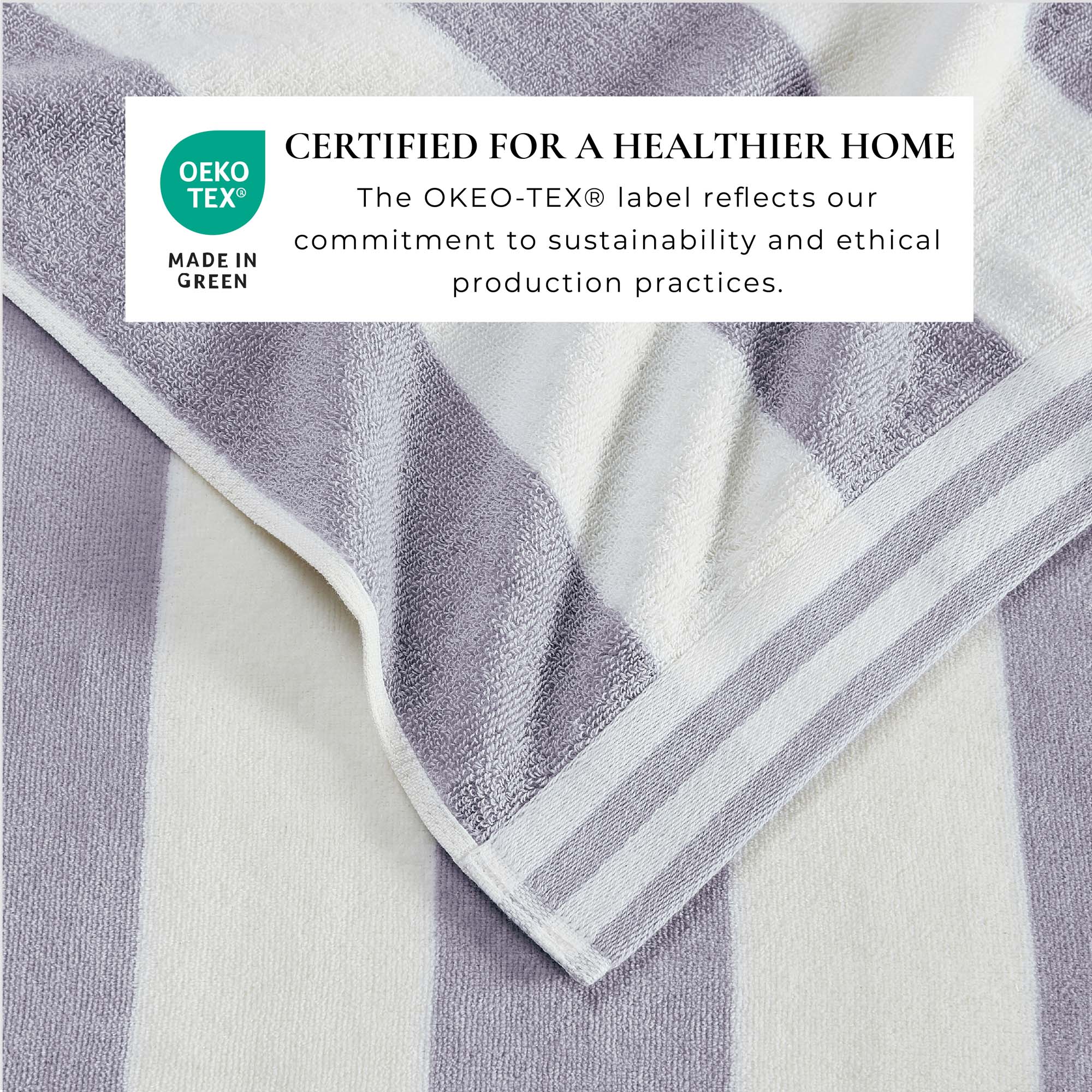 4 Pack Striped Cabana Oversized Beach Towel - Edgartown