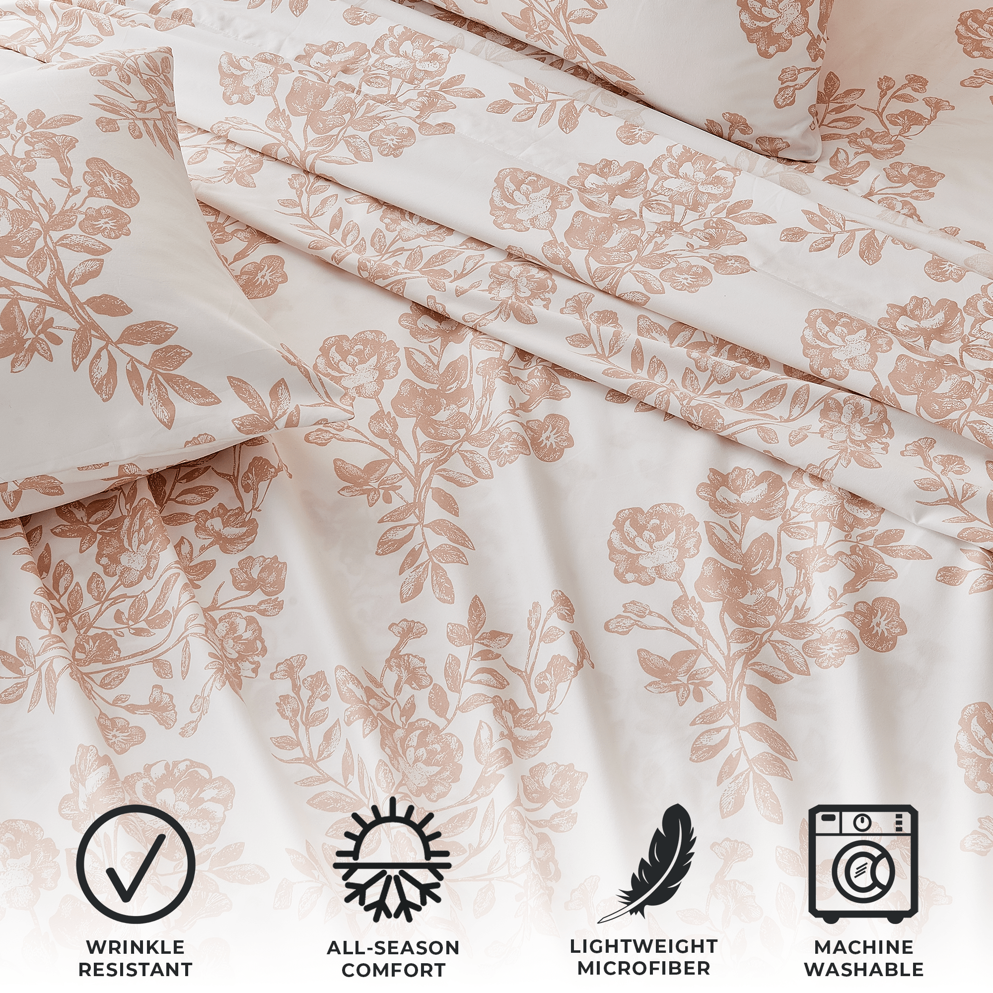 4 Piece Microfiber Sheet Set - Baylor Collection