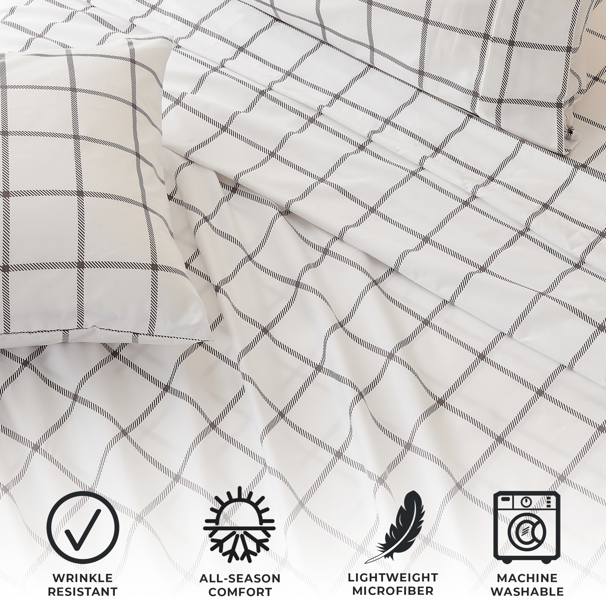 4 Piece Microfiber Sheet Set - Baylor Collection