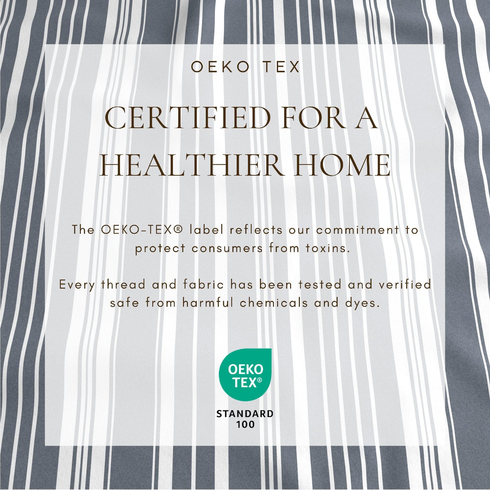 4-Piece Striped Microfiber Sheet Set - Elouise Collection