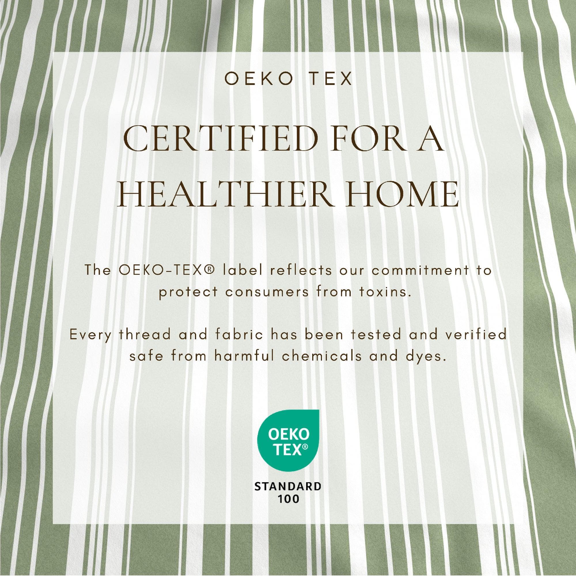 4-Piece Striped Microfiber Sheet Set - Elouise Collection