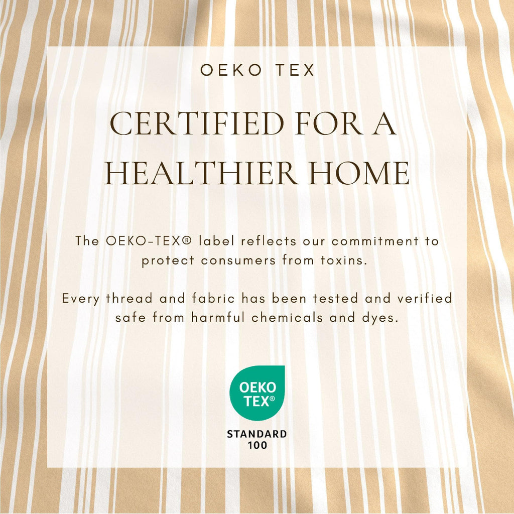 4-Piece Striped Microfiber Sheet Set - Elouise Collection